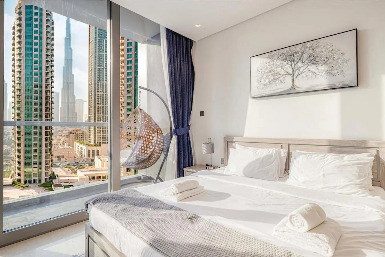 Apartment Luxe 1Br Burj View 10 Min Walk To Dubai Mall